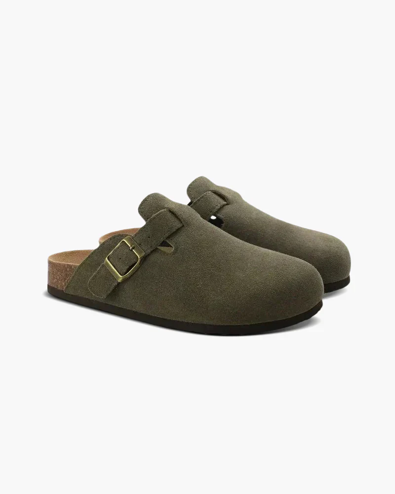 Zaqueo® | Old Money Suede Clogs - Image 5
